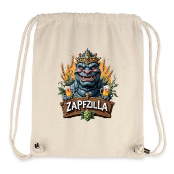Zapfzilla König Dino Bier - Stanley/Stella recycelter Gym Bag - Naturweiß - Vorne