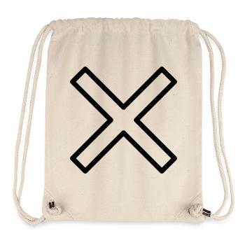 cross - Stanley/Stella Recycled Gym Bag - natural - Front