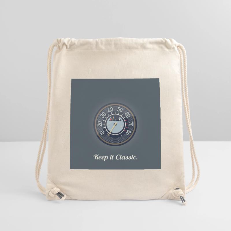 Keep it Classic – Retro Speedometer Design Stanley/Stella recycelter Gym Bag