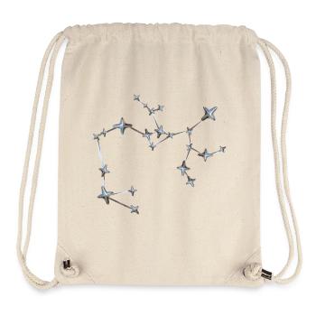 Kettenstern Konstellation - Stanley/Stella recycelter Gym Bag - Naturweiß - Vorne