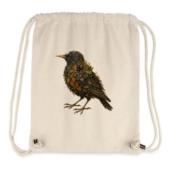 Star Illustration im Naturdesign (Wild Line) - Stanley/Stella recycelter Gym Bag - Naturweiß - Vorne