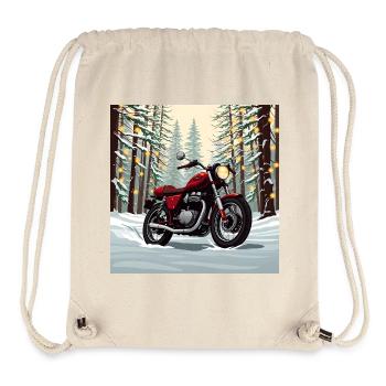 Ride Into Winter - Stanley/Stella Recycled Gym Bag - natural - Front