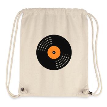 Orange Label Vinyl - Stanley/Stella recycelter Gym Bag - Naturweiß - Vorne