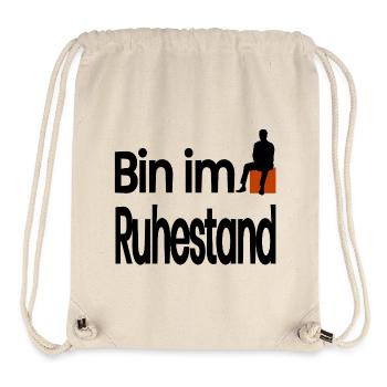 Ruhestand - Stanley/Stella recycelter Gym Bag - Naturweiß - Vorne