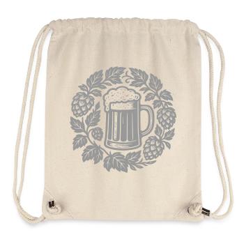 Bier kranz - Stanley/Stella Recycled Gym Bag - natural - Front