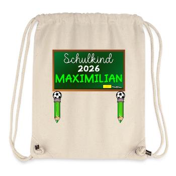 SCHOOL CHILD 2026 MAXIMILIAN PRIMARY SCHOOL FOOTBALL - Stanley/Stella Recycled Gym Bag - natural - Front