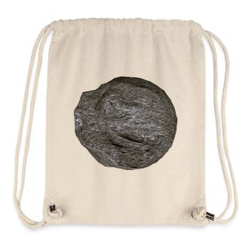 Rauer Felsball Granittextur - Stanley/Stella recycelter Gym Bag - Naturweiß - Vorne