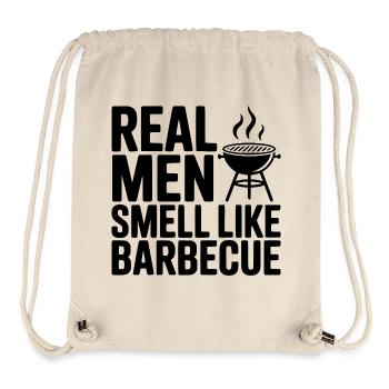 Real Men Smell Like Barbecue - Stanley/Stella Recycled Gym Bag - natural - Front