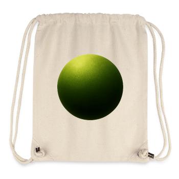 Boule Émeraude Ombre Lumière - Sac à cordon recyclé Stanley/Stella - blanc naturel - Devant