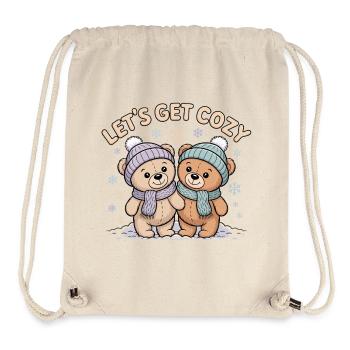 Lets Get Cozy - Stanley/Stella recycelter Gym Bag - Naturweiß - Vorne