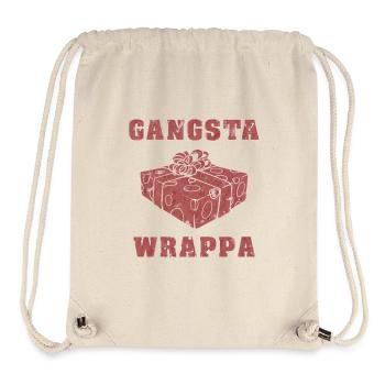 Gangsta Wrappa - Stanley/Stella recycelter Gym Bag - Naturweiß - Vorne