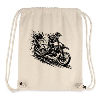 Gelände Maschine Matsch Hobby Motorsport - Stanley/Stella recycelter Gym Bag - Naturweiß - Vorne