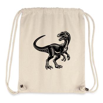 Velociraptor - Stanley/Stella recycelter Gym Bag - Naturweiß - Vorne