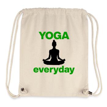 Yoga everyday – Your daily reset for Yogalove - Stanley/Stella Recycled Gym Bag - natural - Front