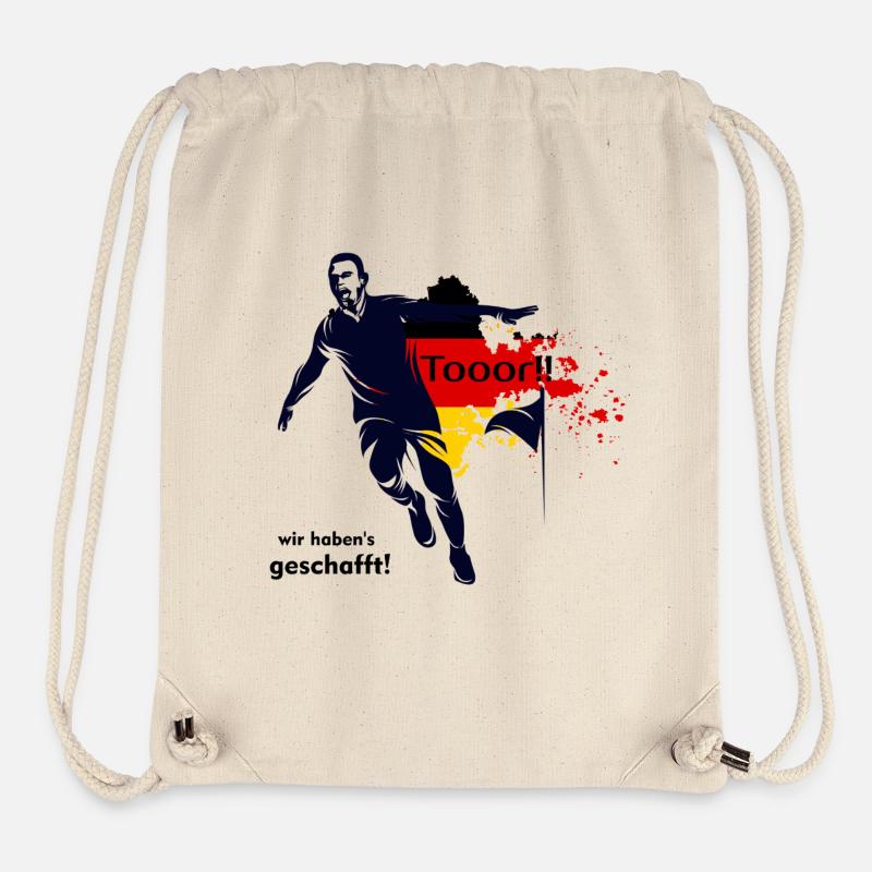 Fussball - Stanley/Stella recycelter Gym Bag - Naturweiß