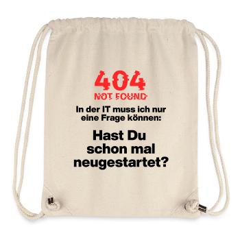 404 IT error, please restart, IT restart - Stanley/Stella Recycled Gym Bag - natural - Front