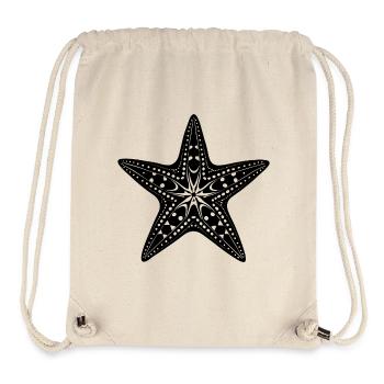 Étoile de mer - Sac à cordon recyclé Stanley/Stella - blanc naturel - Devant