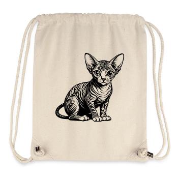 Sphynx cat - Stanley/Stella Recycled Gym Bag - natural - Front