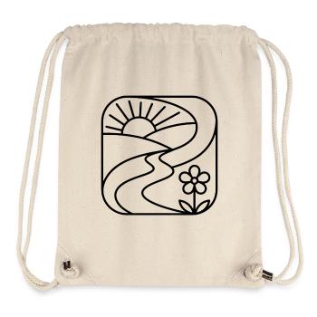 Hiking: Gift of the mountains - Stanley/Stella Recycled Gym Bag - natural - Front
