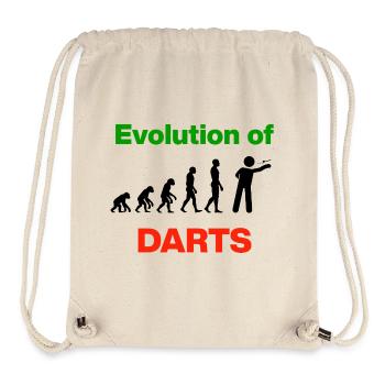 Evolution of Darts, Creation of Perfetion, 180 - Stanley/Stella recycelter Gym Bag - Naturweiß - Vorne
