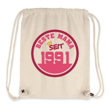 1991 - Sac à cordon recyclé Stanley/Stella - blanc naturel - Devant