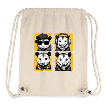Opossum - Stanley/Stella recycelter Gym Bag - Naturweiß - Vorne