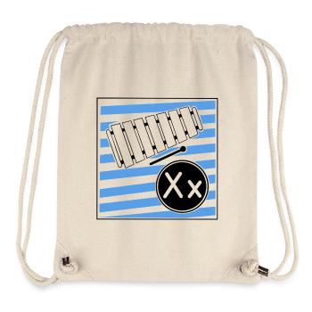 X for Xylophone - Stanley/Stella Recycled Gym Bag - natural - Front