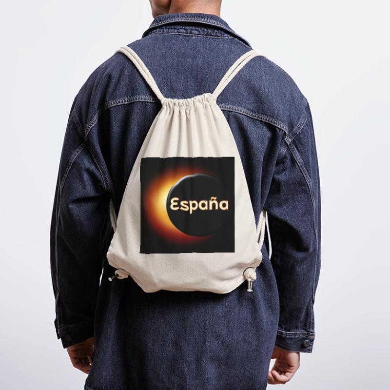 Total Solar Eclipse Spain Stanley/Stella Recycled Gym Bag