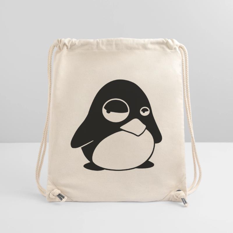 Grumpy Tux – Drôle de Penguin Linux pour les geeks Sac à cordon recyclé Stanley/Stella