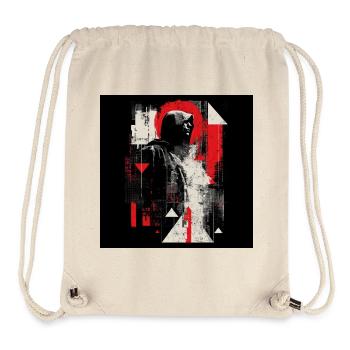Hooded Echo Geometric Neon - Stanley/Stella recycelter Gym Bag - Naturweiß - Vorne