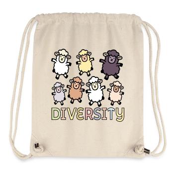 Diversity Sheep Inclusion - Stanley/Stella Recycled Gym Bag - natural - Front
