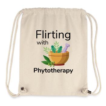 Herbalist Flirting With Phytotherapy Professional  - Stanley/Stella Recycled Gym Bag - natural - Front