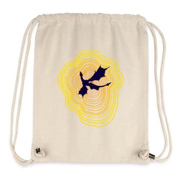 Goldener Ausbruch - Stanley/Stella recycelter Gym Bag - Naturweiß - Vorne