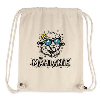 Mählanie Funny Sheep Pun Name Melanie - Stanley/Stella Recycled Gym Bag - natural - Front