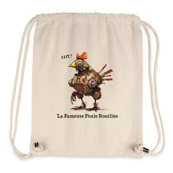 THE FAMOUS RUSTY HEN! - Stanley/Stella Recycled Gym Bag - natural - Front