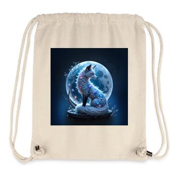 Blauer Edelstein Lunar Fuchs - Stanley/Stella recycelter Gym Bag - Naturweiß - Vorne