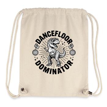 Dancefloor Dominator Dino - Stanley/Stella Recycled Gym Bag - natural - Front