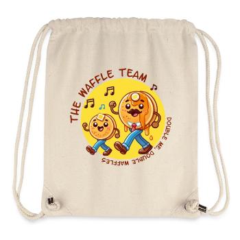 Team Waffle - Stanley/Stella Recycled Gym Bag - natural - Front