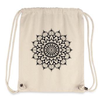 Mandala - Stanley/Stella recycelter Gym Bag - Naturweiß - Vorne