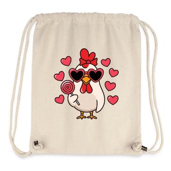 Chicken lolli - Stanley/Stella Recycled Gym Bag - natural - Front