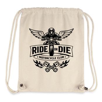 Ride or die - Motorcycle club - Stanley/Stella Recycled Gym Bag - natural - Front