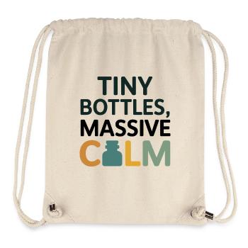 Homöopathie Tiny Bottles Massive Calm Professional - Stanley/Stella recycelter Gym Bag - Naturweiß - Vorne
