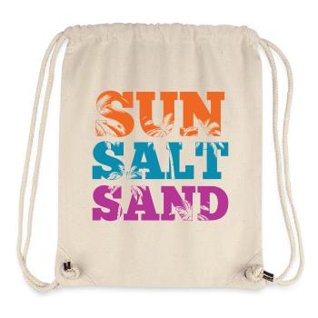Sommerzeit - Sonne, Salz und Sand - Stanley/Stella recycelter Gym Bag - Naturweiß - Vorne
