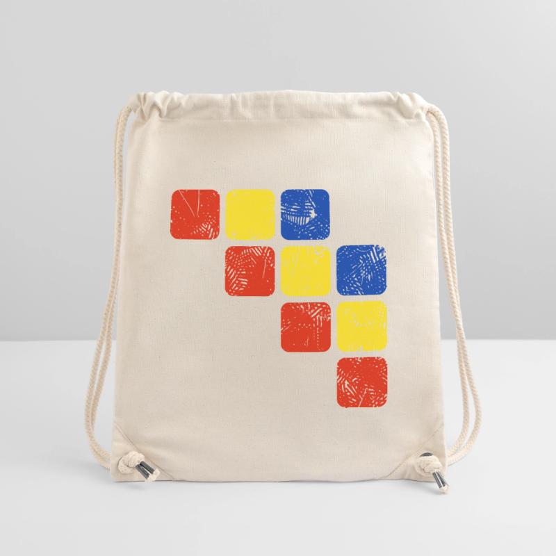 Colors Ornament Pattern - Basic Colors Stanley/Stella Recycled Gym Bag