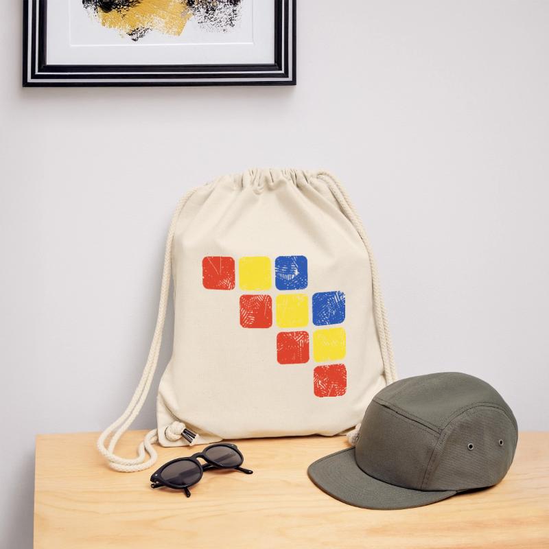 Colors Ornament Pattern - Basic Colors Stanley/Stella Recycled Gym Bag