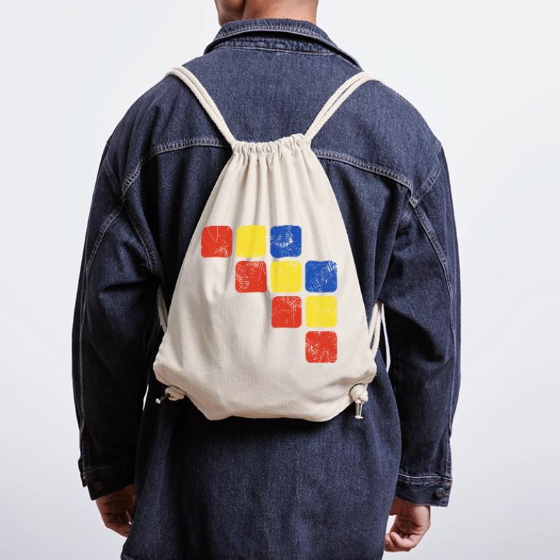 Colors Ornament Pattern - Basic Colors Stanley/Stella Recycled Gym Bag