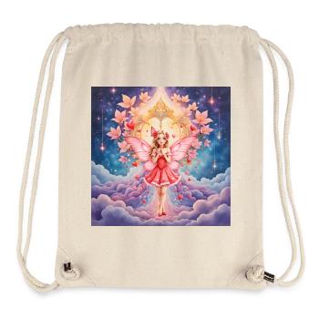 Pink Fairy Fantasy - Stanley/Stella Recycled Gym Bag - natural - Front