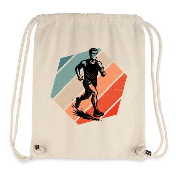 Tolles Rennen Geschenk für Rennen - Stanley/Stella recycelter Gym Bag - Naturweiß - Vorne