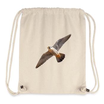 Wanderfalke im Gleitflug – Kraft & Präzision - Stanley/Stella recycelter Gym Bag - Naturweiß - Vorne