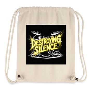 Drummer Drumset Design - Stanley/Stella Recycled Gym Bag - natural - Front